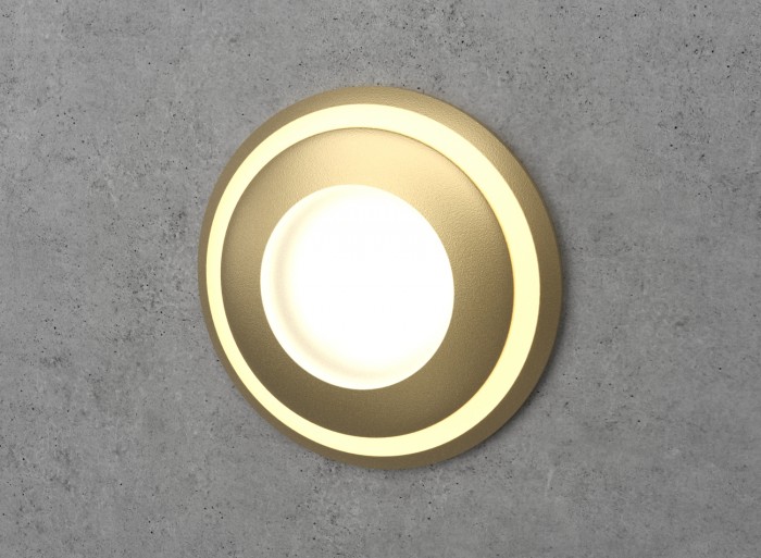 Integrator IT-705-Gold X-STYLE Gold LED Step Stair Light
