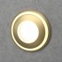 Gold Recessed Round Step Light LED Stair Light Integrator IT-705 GO X-STYLE