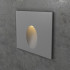 Gray Recessed LED Wall Stair Light
