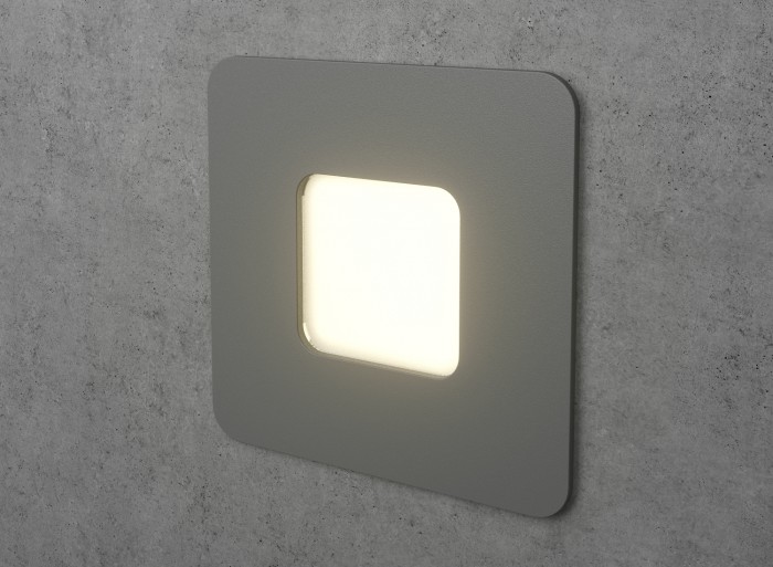 LED Wall Step Stair Light Integrator IT-725 Gray (Zamel Teti)