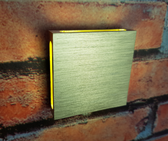 LED Wall Step Stair Light gold Integrator Quattro IT-004 Gold