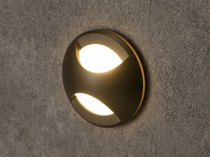 Bronze Wall Light IP65 Waterproof Integrator IT-702 IP65 BR AURA