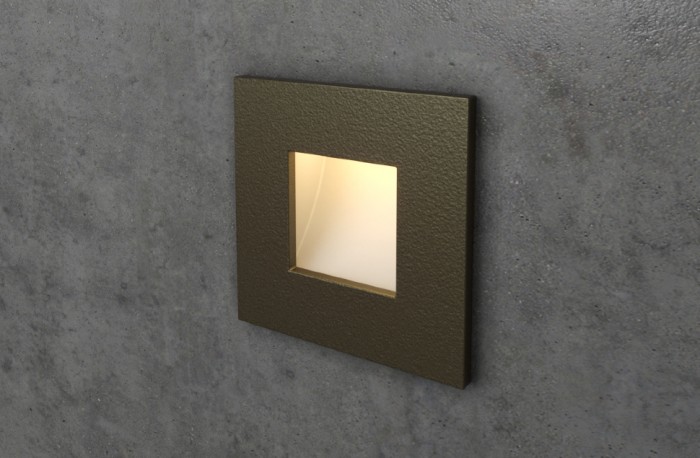 Bronze Recessed Wall Step Stair Light Integrator IT-763-Bronze