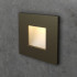 Bronze Square Recessed Wall Stair Light