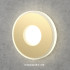 Gold Recessed в стену светильник