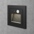 Black Step Light LED Stair Light Motion Sensor Integrator Stairs Light IT-749-Black