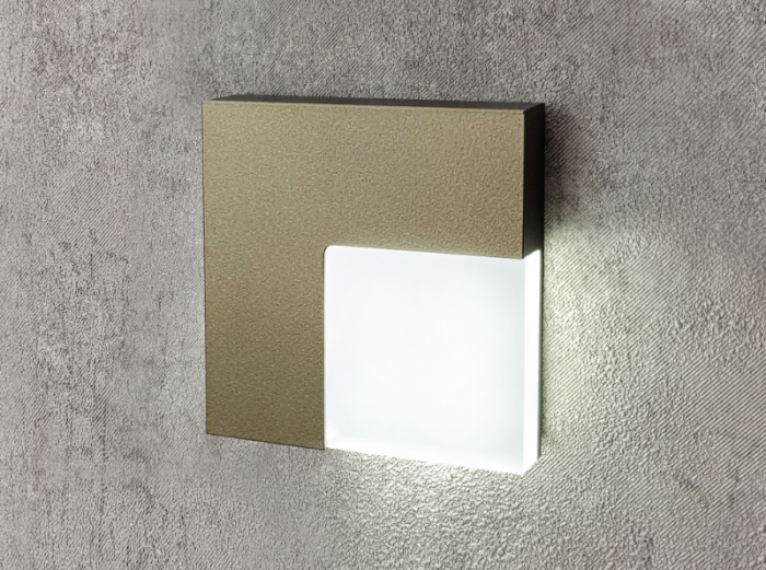 Bronze Square Recessed Wall Light Integrator Stairs Light IT-755-Bronze