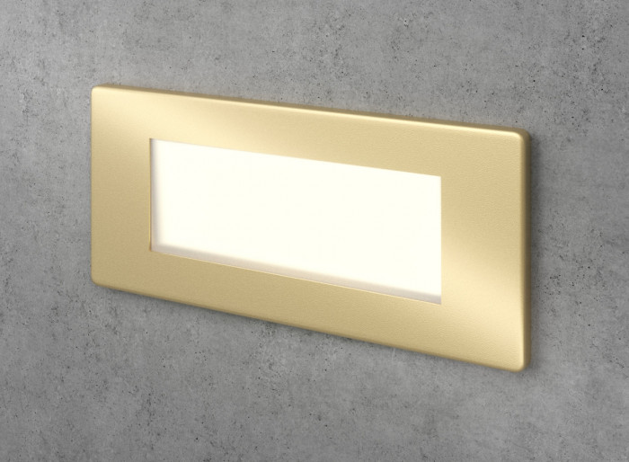 Gold Recessed Wall Light IP65 Waterproof Integrator IT-767-Gold