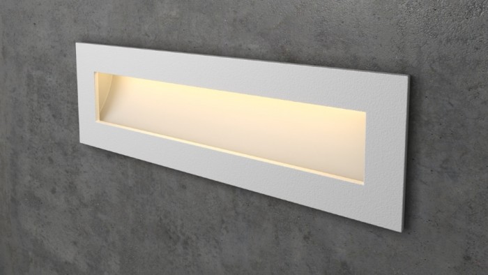 White Rectangular LED Wall Stair Light Integrator IT-772-White