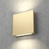 Gold Recessed LED Wall Light