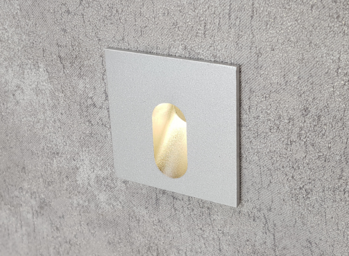 Aluminium Recessed Wall Light Integrator IT-716-Alum