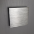 Aluminium Square Recessed Wall Light Integrator Duo IT-002 Alum