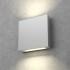 Aluminium Square Recessed Wall Light Integrator Duo IT-002 Alum