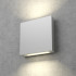 Aluminium Square Recessed Wall Light