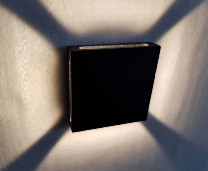 Integrator IT-004 Quattro Black LED Reccessed Step Light