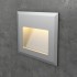 Aluminium Square Recessed Wall Light Integrator IT-013 AL DIRECT