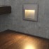 Aluminium Square Recessed Wall Light Integrator IT-013 AL DIRECT