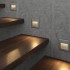 Aluminium Square Recessed Wall Light Integrator IT-013 AL DIRECT