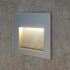 Aluminium Square Recessed Wall Light Integrator IT-013 AL DIRECT