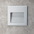 Aluminium Square Recessed Wall Light Integrator IT-013 AL DIRECT