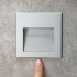 Aluminium Square Recessed Wall Light Integrator IT-013 AL DIRECT