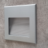 Aluminium Square Recessed Wall Light Integrator IT-013 AL DIRECT