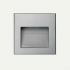Aluminium Square Recessed Wall Light Integrator IT-013 AL DIRECT