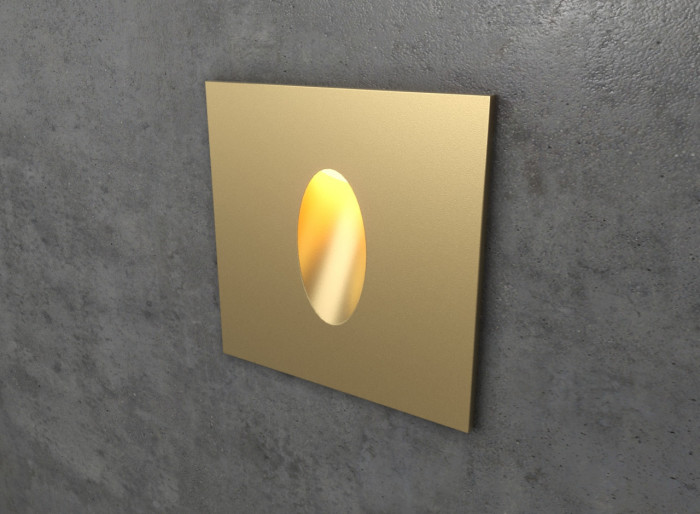 Gold Square LED Wall Light Integrator IT-715-Gold