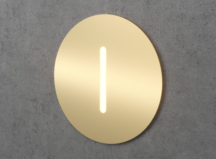 Gold Round Wall Light Integrator Stairs Light IT-753-Gold