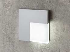 Aluminium Square Recessed Wall Light Corner Integrator Stairs Light IT-755-Alum