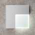 Aluminium Square Recessed Wall Light Corner Integrator Stairs Light IT-755-Alum