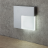 Aluminium Square Recessed Wall Light Corner Integrator Stairs Light IT-755-Alum