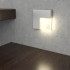 Aluminium Square Recessed Wall Light Corner Integrator Stairs Light IT-755-Alum