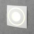 Recessed Step Light LED White Square Stair Light Integrator IT-710 WH X-STYLE