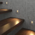 Square LED Wall Light Integrator IT-715-Alum