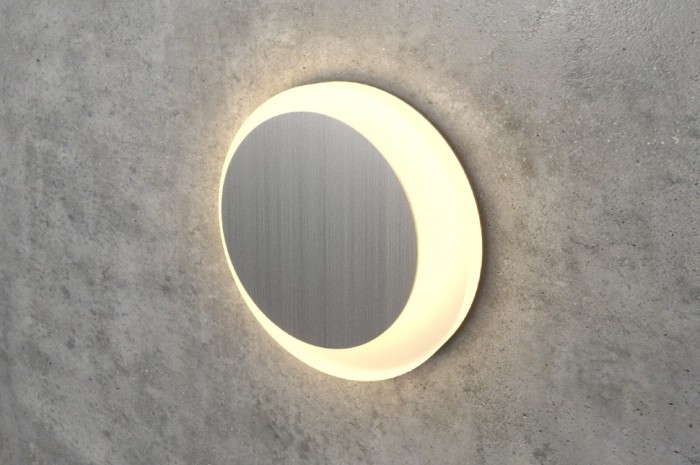 Aluminium Round Wall Stair Light Integrator IT-784-Alum Right