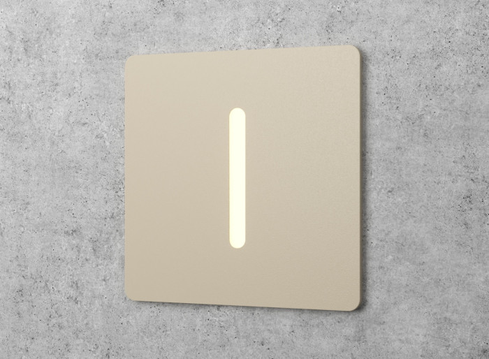 Beige Square Wall Stair Light Integrator Stairs Light IT-752-Beige