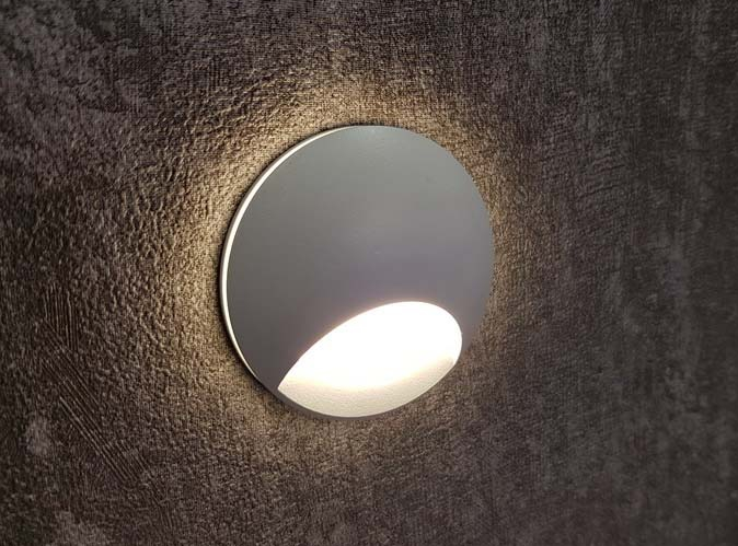 White Recessed Wall Light IP65 Waterproof Integrator Aura IT-007-White IP65