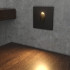 Black Square LED Wall Stair Light Integrator IT-715-Black