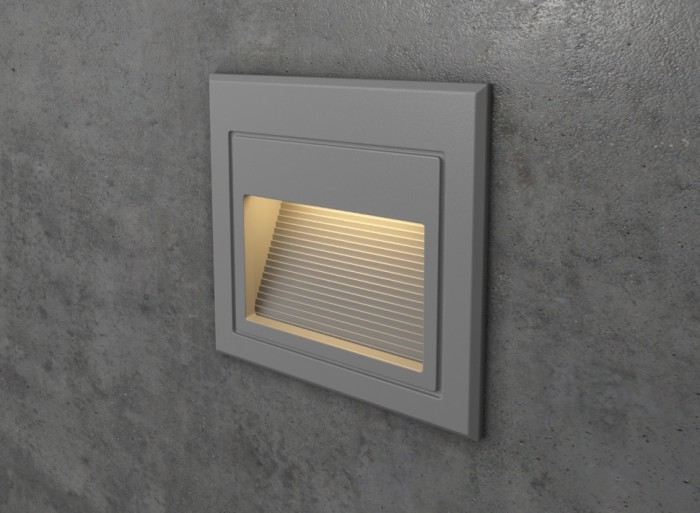 Recessed Wall Light IP65 Outdoor Integrator Led Stair Light IT-733-Graphite-WW-IP65