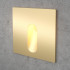 Gold Recessed в стену светодиодный светильник squareный для освещения лестницы и ступеней