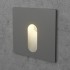 Step Light Square Gray LED Stair Light Integrator IT-716 GR DIRECT