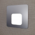 Gray Square LED Wall Light  Integrator IT-021 Gray analogue Zamel Moza
