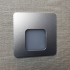 Gray Square LED Wall Light  Integrator IT-021 Gray analogue Zamel Moza