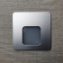 Gray Square LED Wall Light  Integrator IT-021 Gray analogue Zamel Moza