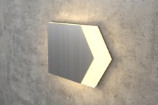 Aluminium Wall Stair Light Integrator IT-782-Alum Right