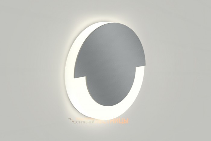 Silver Recessed Round Wall Light Integrator Stairs Light IT-739-WW-Alum