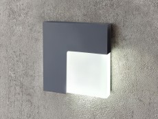 Gray Square LED Wall Light Corner Integrator Stairs Light IT-755-Gray