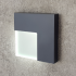 Gray Square LED Wall Light Corner Integrator Stairs Light IT-755-Gray