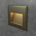 Bronze Square Recessed Wall Stair Light